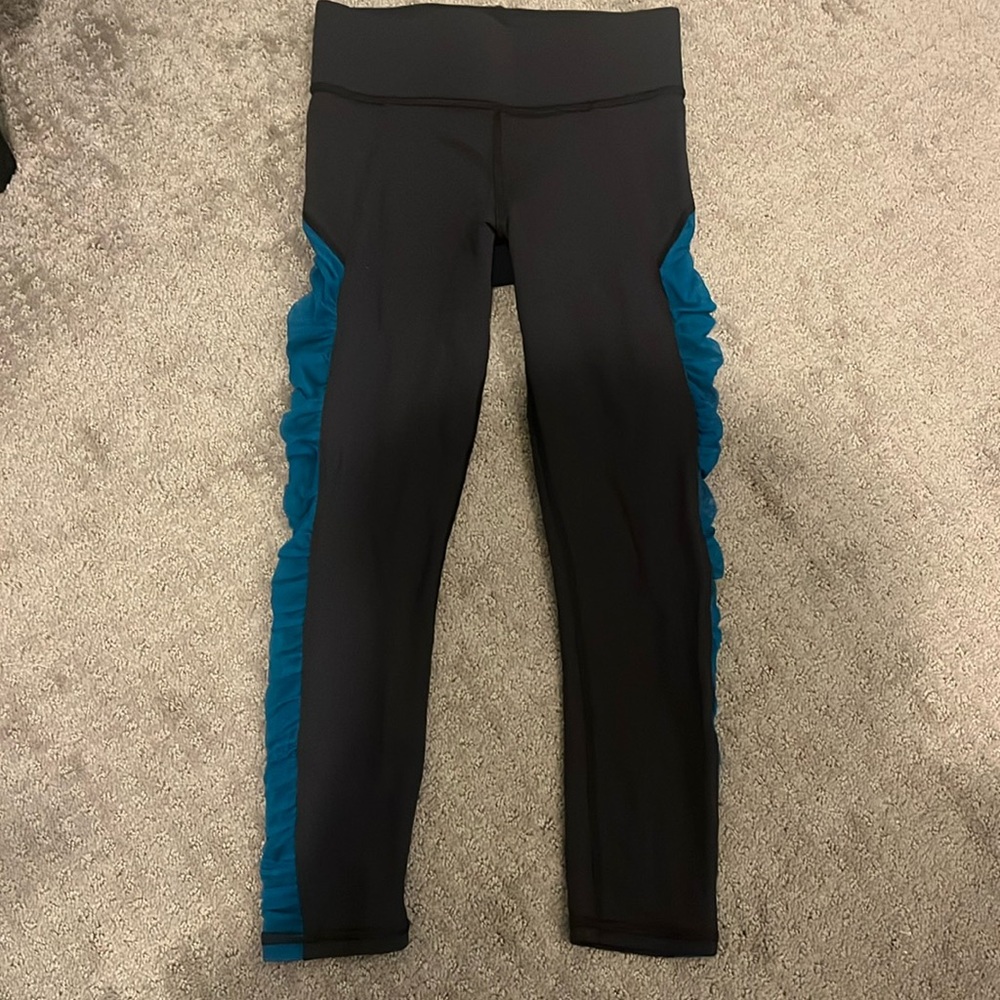 Michi Leggings with Ruffled sheer sides